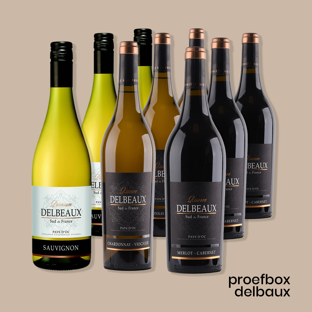 Proefbox Delbeaux 9 flessen