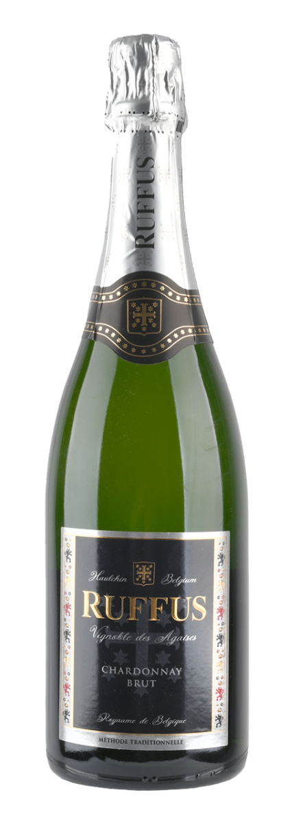 Vignoble des Agaises, Vin Mousseux de Qualité de Belgique Ruffus, Chardonnay Brut